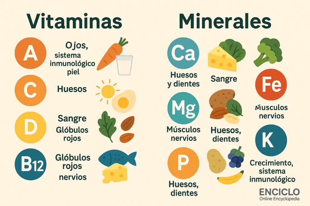 Vitaminas minerales