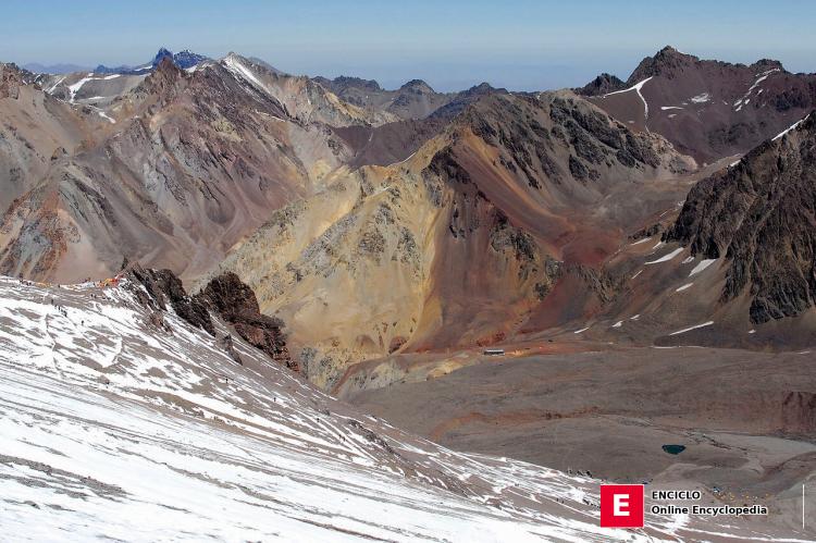 Campamentos Canadá y Plaza de Mulas cerca de Aconcagua, Argentina