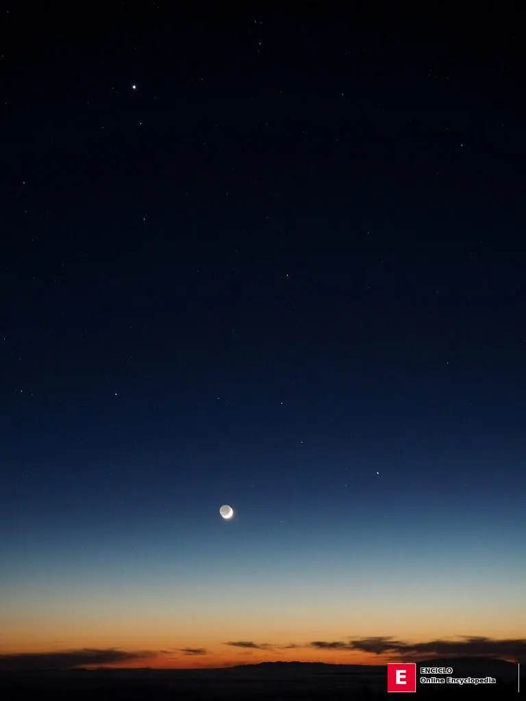 Júpiter, Luna y Mercurio sobre La Palma