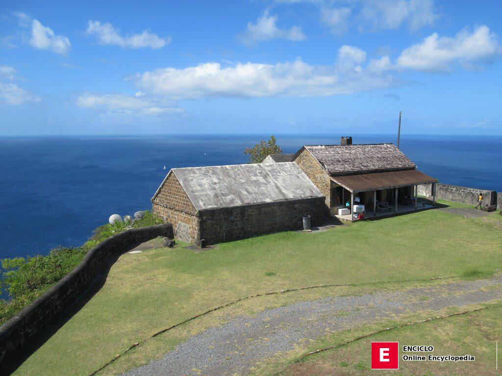 Cuarteles de oficiales, Fort Charlotte, cerca de Kingstown, San Vicente
