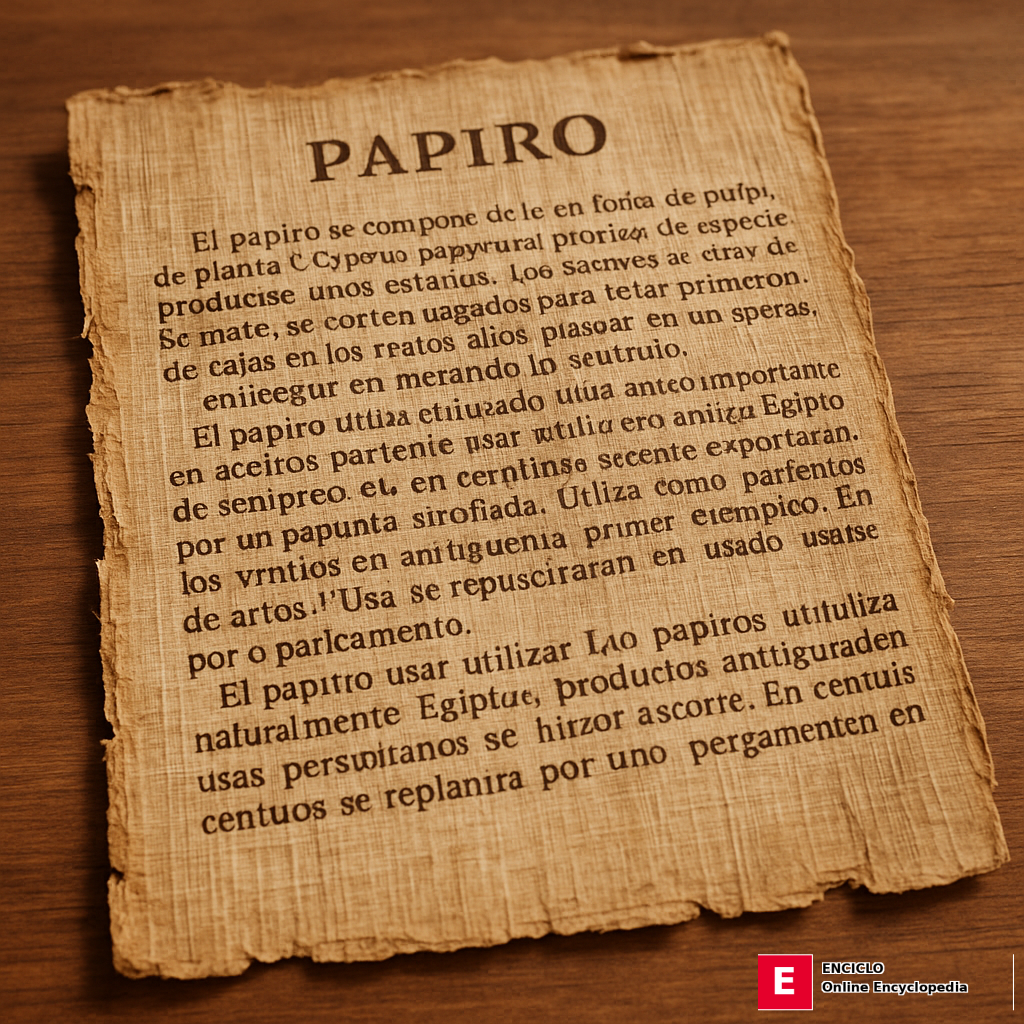 Papiros: del junco al archivo del mundo