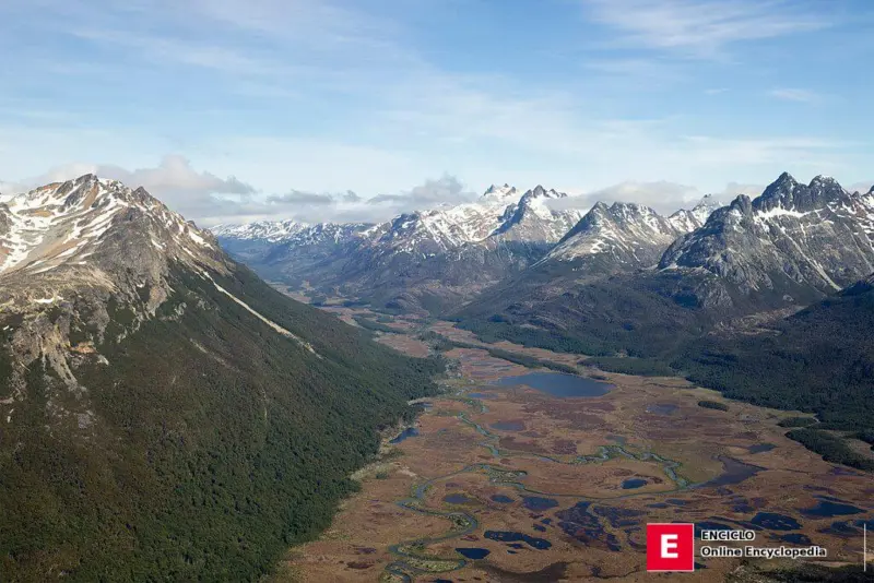 Canal Beagle visto desde el Parque Nacional Tierra del Fuego 