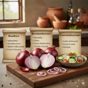 Los principales beneficios de consumir cebollas moradas