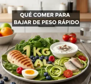 Qué comer para perder 1 kg al día