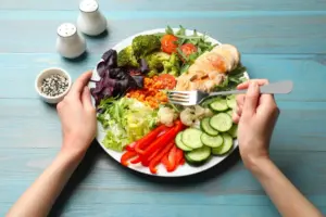 alimentos con índice de saciedad alto y bajo