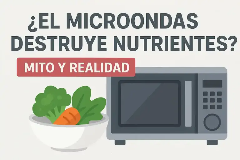¿El microondas destruye nutrientes? Mito y realidad 2 Concepto del mito de los nutrientes en microondas
