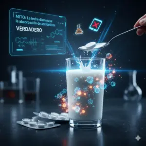Mito: ¿La Leche Baja la Absorción de Antibióticos? 25 Mito: ¿La Leche Baja la Absorción de Antibióticos?