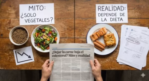 ¿Dejar la carne baja el colesterol Mito y realidad